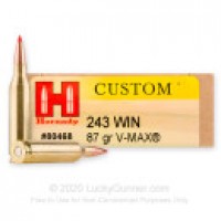 V-MAX Hornady Custom Ammo