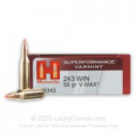 V-Max Polymer Tip Hornady Superformance Varmint Ammo