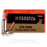 Trophy Copper PT Federal Vital-Shok Ammo