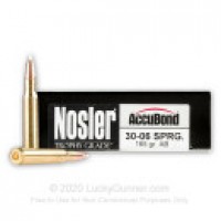 Accubond Polymer Tip Nosler Custom Trophy Grade Ammo