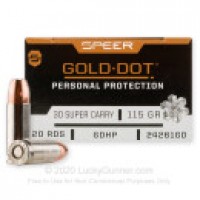 Speer Gold Dot JHP Ammo