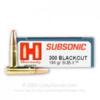 Sub-X Hornady Subsonic Ammo