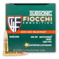 Bulk Subsonic MatchKing Fiocchi HPBT Ammo