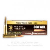 Federal Premium Sierra Match King Gold Medal HPBT Ammo