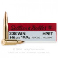 Sellier & Bellot Match HPBT Ammo