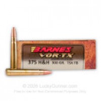 375 H&H Mag Ammo - Triple-Shock X Barnes VOR-TX HP Triple-Shock X Barnes VOR-TX HP Ammo