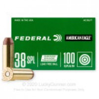 Lead Free Federal American Eagle Indoor Range Training Ammo