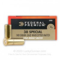 Bulk Lead Wadcutter Match Federal Gold Medal Ammo