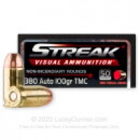 Bulk Non-Incendiary Visual Tracer Inc Streak TMJ Ammo