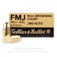 Bulk Sellier & Bellot FMJ Ammo