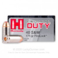 FlexLock Critical Duty Hornady JHP Ammo