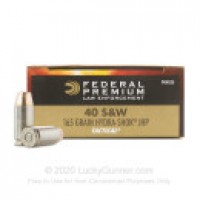 Bulk Hydra Shok Federal Law Enforcement JHP Ammo