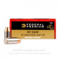 Bulk Hydra-Shok Federal Premium JHP Ammo