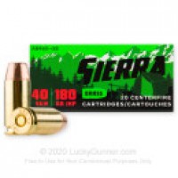 Sierra Outdoor Master JHP Ammo