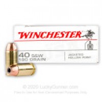 Winchester USA JHP Ammo