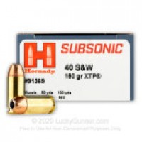 XTP Hornady Subsonic JHP Ammo