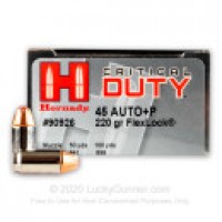 FlexLock Hornady Critical Duty JHP +P Ammo