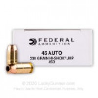 Bulk Hi-Shok Federal Classic Personal Defense JHP Ammo