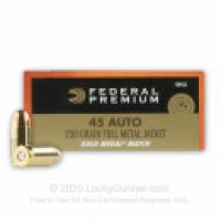 Match Federal Gold Medal FMJ Ammo