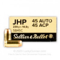 Bulk Sellier & Bellot JHP Ammo