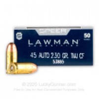 Speer Lawman Cleanfire TMJ Ammo