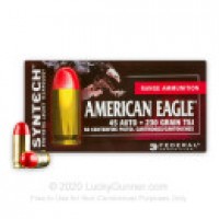 45 ACP/Auto Ammo - Total Synthetic Jacket TSJ Federal Syntech Total Synthetic Jacket TSJ Federal Syntech Ammo