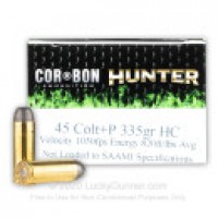 Hard Cast Corbon Hunter +P Ammo