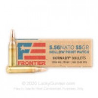 5.56 NATO Ammo - Match Hornady Frontier HP Match Hornady Frontier HP Ammo