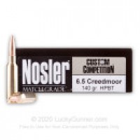 Custom Competition Nosler Match Grade HPBT Ammo