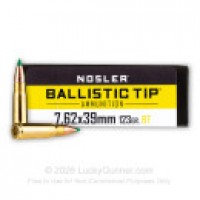 7.62x39mm Ammo - Ballistic Tip Nosler Ballistic Tip Nosler Ammo