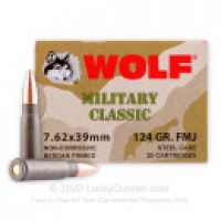 Bulk WOLF WPA MC FMJ Ammo