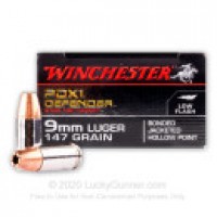 Bonded Winchester Defender JHP Ammo