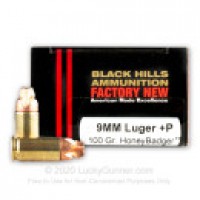 HoneyBadger Black Hills +P Ammo