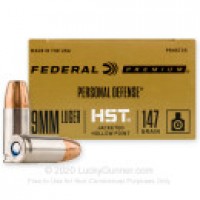 HST Federal Personal Defense JHP Ammo