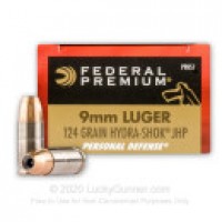 Hydra-Shok Federal Premium JHP Ammo