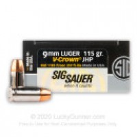 SIG Sauer V-Crown JHP Ammo