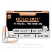 Speer Gold Dot JHP +P Ammo