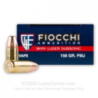 Bulk Sub-Sonic Fiocchi FMJ Ammo