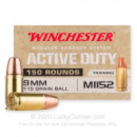 Winchester Active Duty FMJ Ammo