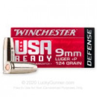 Winchester USA Ready Defense JHP +P Ammo