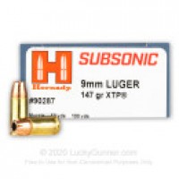 XTP Hornady Subsonic JHP Ammo