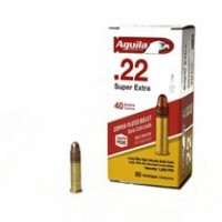 Aguila High Velocity CP Solid Point Brass Case Ammo