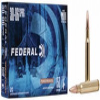 30-06 Ammo - Federal PowerShok Ammo Springfield SP Brass Case Federal PowerShok Springfield SP Brass Case Ammo