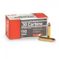 30 Carbine Ammo - Aguila Ammo Brass Case FMJ Aguila Brass Case FMJ Ammo