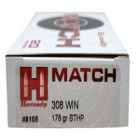 Hornady Match Boat Tail HP Ammo