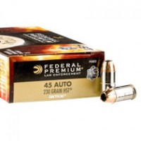 Federal Premium HST Nickel Plated Brass Case JHP Ammo