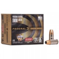 Federal Premium Personal Defense Hydra-Shok Luger JHP Ammo