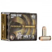 Federal Premium Personal Defense HST Nickel-Plated Cased Centerfire JHP Ammo