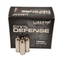 Liberty Civil Defense Fragmenting Brass Cased Centerfire HP Ammo