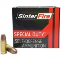 SinterFire Duty Defense Frangible Brass Cased HP Ammo